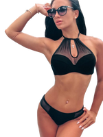 Load image into Gallery viewer, Solid Mesh Bikinis
