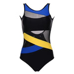 Load image into Gallery viewer, One Piece Swimsuit Black Mesh
