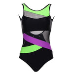 Load image into Gallery viewer, One Piece Swimsuit Black Mesh
