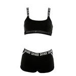 Load image into Gallery viewer, Women Letter Sport Soft Cup Bikini Sets
